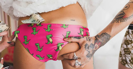 Ainsley和Sebastian結婚照