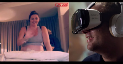 虛擬實境老婆生孩子